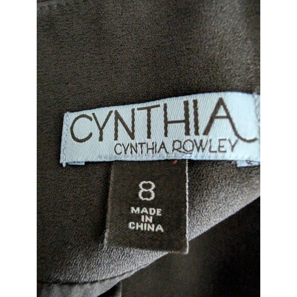 Cyntha Skirt Lined Black Pleated with Zipper Detail Womans Size 8 Flaw - Picture 2 of 12